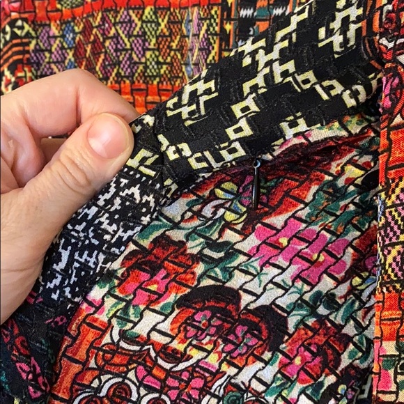 ZARA PATCHWORK DRESS - Picture 10 of 10